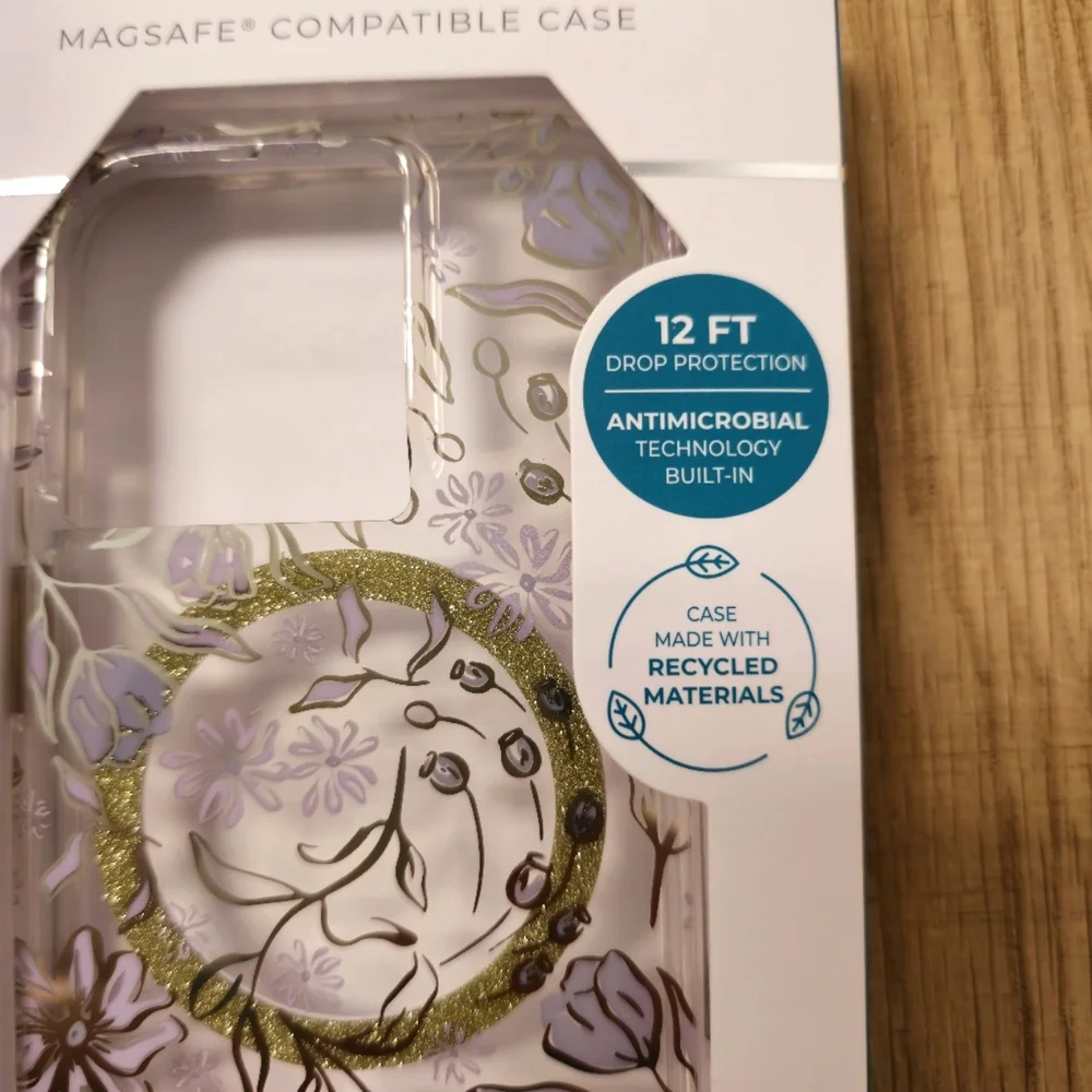 Carson & Quinn Floral Case With MagSafe, For iPhone 15 Pro